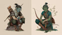 make dnd party and dnd character commission art