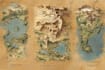 draw a fantasy map with digital watercolours