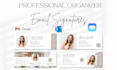 german clickable html email signature, editable  business card, email signature