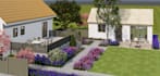 create 2d and 3d floor plan rendering with pool and outdoor visualization