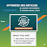 write SEO optimized blogs articles that rank on google