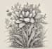 draw an unique botanical illustration