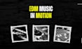 create edm visualizer and music video design