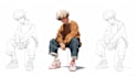 sketch you color anime sketch art