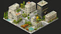 create a professional isometric map
