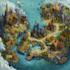 draw fantasy map illustration