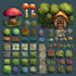 do 2d game art, gui, and backgrounds