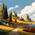 draw fantasy landscape illustrations