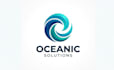 create wave icon logo design