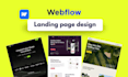 do webflow website design and convert figma to webflow expert