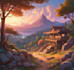 draw anime background and environment art