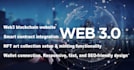 develop a web3 blockchain website with smart contracts and nft art collections
