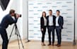 design step and repeat or backdrop banners from your logo