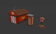 design simple low poly 3d models for games