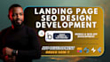 do seo optimized landing page design and development to boost conversion