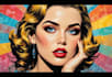 create a pop art advertisement