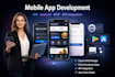 develop mobile app ios android with adalo glide, flutter, bubble API integration