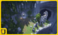 minecraft spawns, hubs, and themed structures