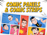 illustrate professional comic strips and panels