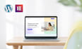 design a modern responsive wordpress landing page using elementor