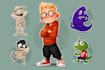 design a cartoon character