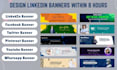 design professional linkedin fb  banners  cover headers
