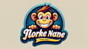 make an amazing monkey head logo