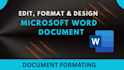 professionally create and edit your ms word document