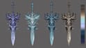 create weapon design and illustration