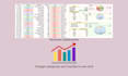 design excel or google sheets templates, trackers or planners