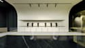 design a jewelry store interior with modern retail layout