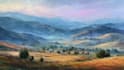 paint landscape in oil painting
