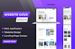 do figma design, figma landing page, saas website, figma website design