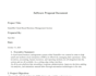 create professional software proposal