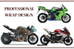design motorcycle wrap truck wrap car van wrap in 24hours