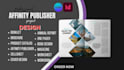 do brochure, canva booklet, magazine layout, annual report in afinity publisher