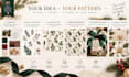 design custom wrapping papers and seamless pattern