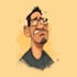 draw a funny caricature with my style