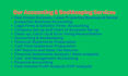 do bookkeeping  accounting in quickbooks xero wave