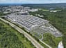 design modern residential area, lakeside landscape,dense forest,urban planning
