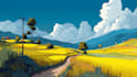 draw professional vector landscape illustration