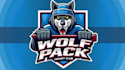 design high quality wolf hockey logo