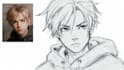 sketch characters into anime style