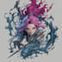 design logo designer anime, fantasy
