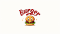 make an amazing burger food logo