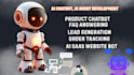 develop ecommerce bot, ai chatbot, lead generation, customer engage sales growth