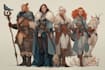 illustrate your dnd party characters for campaigns and games