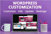 customize, rebuild, recreate,update and edit wordpress