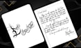 write anything with my beautiful cursive handwriting