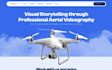 build photography cinema studio website graphic designer drone videographer site
